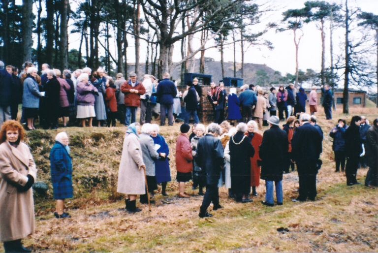 1994 Remembrance of 1944 explosion at Broughton Moor WW2 munitions dump congregation 1