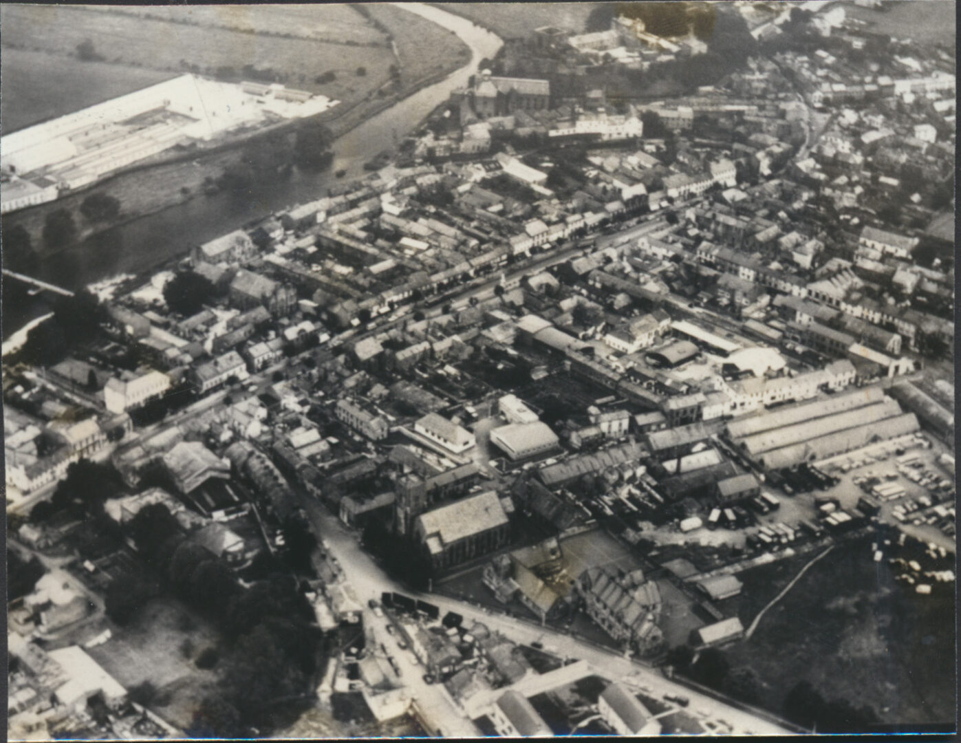 Aerial photo Waterloo Street Main Street 1970 a