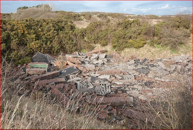 Broughton Moor WW2 munitions building after the 1944 explosion