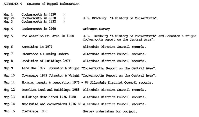 Map Sources of mapped information scaled