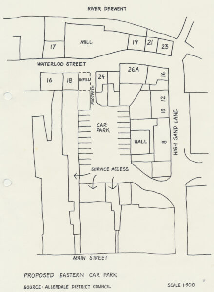 Map of proposed Waterloo Street eastern car park