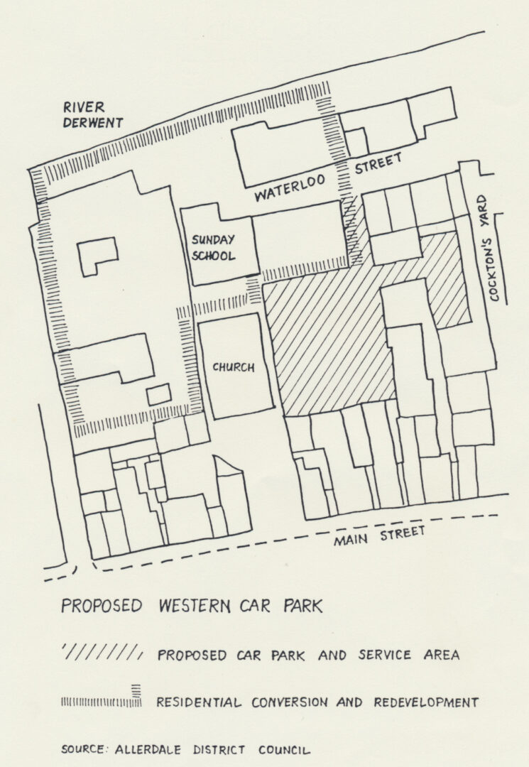 Map of proposed Waterloo Street western car park
