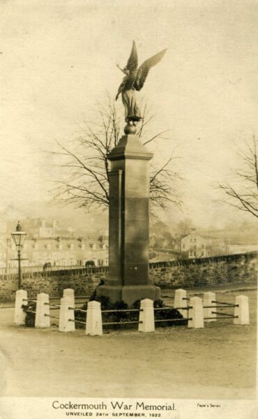 Station Road War Memorial unveiled 24th September 1922