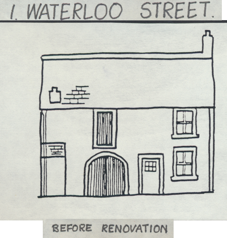 Waterloo Street 1 before renovation drawing