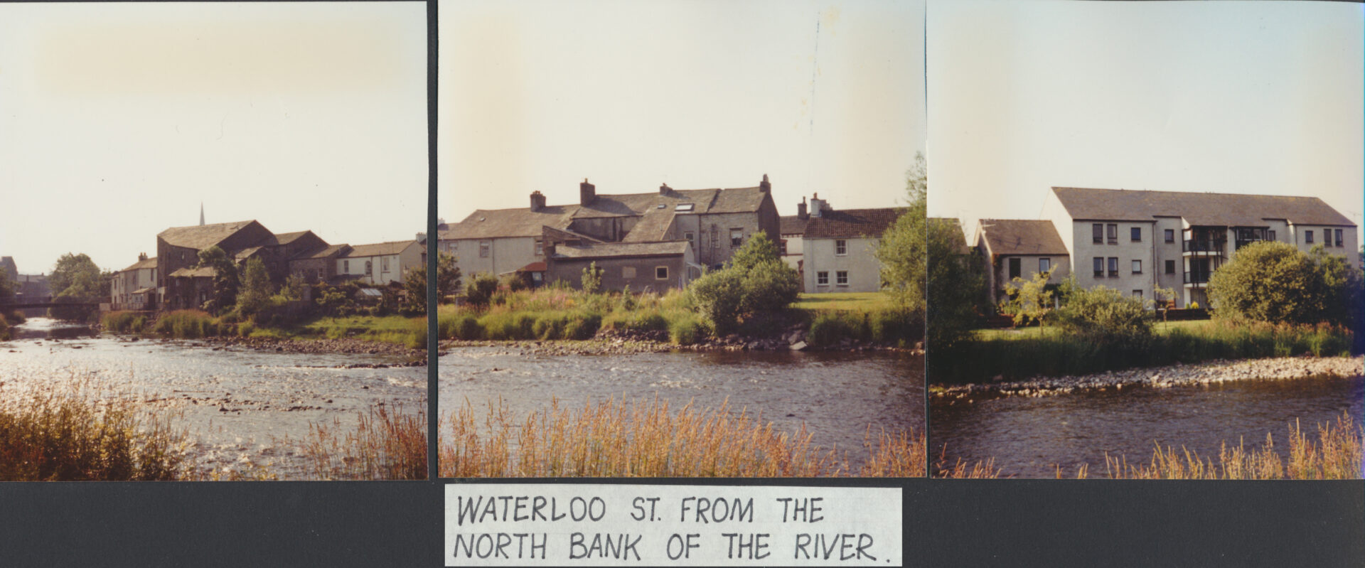 Waterloo Street from the north bank of the river 1989 photo scaled